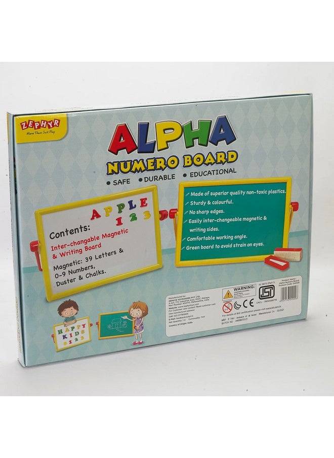 ZEPHYR Zephyr Alpha Numero Board,Educational Toy, Writing Board,for Boys & Girls 5 yr+  - Image 3