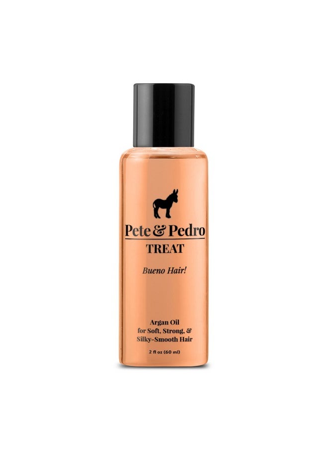 Pete & Pedro Pete & Pedro TREAT - Argan Oil Moisturizing Hair Treatment | Keeps Hair Soft, Strong, Frizz-Free, Silky, & Shiny | Helps Dry & Damaged Hair, Skin, Nails, & Cuticles | As Seen on Shark Tank, 2 oz.  - Image 1