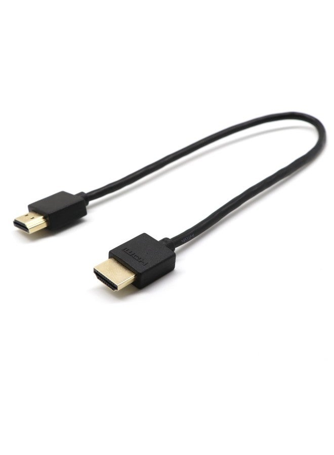 Hdmi Small Model Hdmi(19+1)2.0 Version 4K Ultra-fine Set Top Box Cable Hdmi Cable 2.0 Version-Color:Black-Line Length:1 M - Image 2