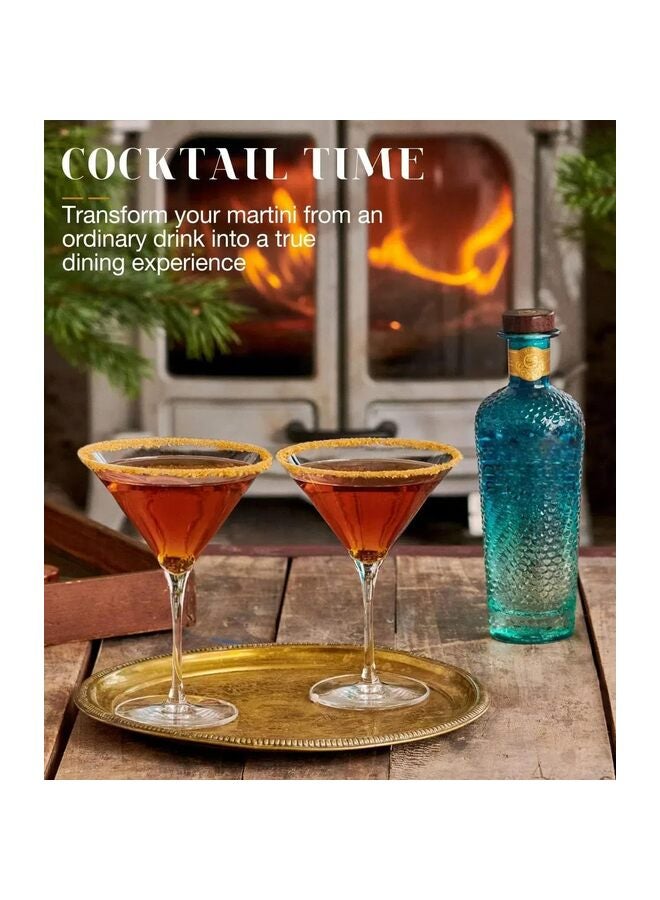 قطع من أكواب المارتيني، أكواب كوكتيل كريستالية سعة 9 أونصة، أكواب مارتيني كريستالية منفوخة يدويًا لمشروبات الإسبريسو مارتيني، كوزموبوليتان، جيمليت، بار منزلي، حفلات - Image 5