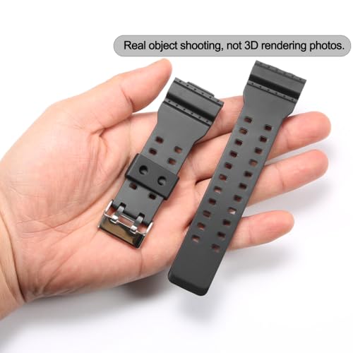 MCXGL 16mm Resin Strap Replacement for G-Shock ga110 ga100 ga120 gd100 g8900 Men's Rubber Watch Band - Image 5