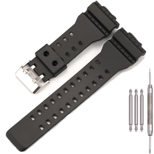 MCXGL 16mm Resin Strap Replacement for G-Shock ga110 ga100 ga120 gd100 g8900 Men's Rubber Watch Band - Image 1