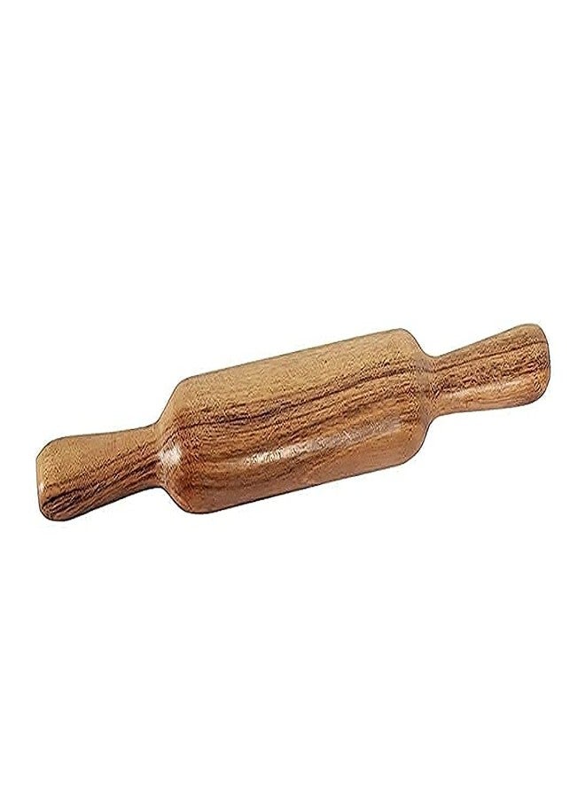 Duodeno Indian Board Rolling Pin Board/Roti Maker/Chapati Maker for Home & Kitchen | l Finished Roti Maker (Brown 2) Rolling pin (12 inch) - Image 3