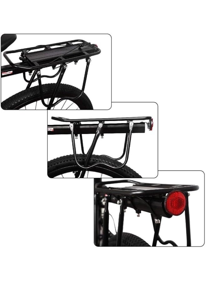 Generic Arltb Aluminum Alloy Bike Carrier Rack Adjustable 50kg Capacity Bicycle Accessories Cargo Rack for Mountain Bike Road Bike Garage  - Image 2