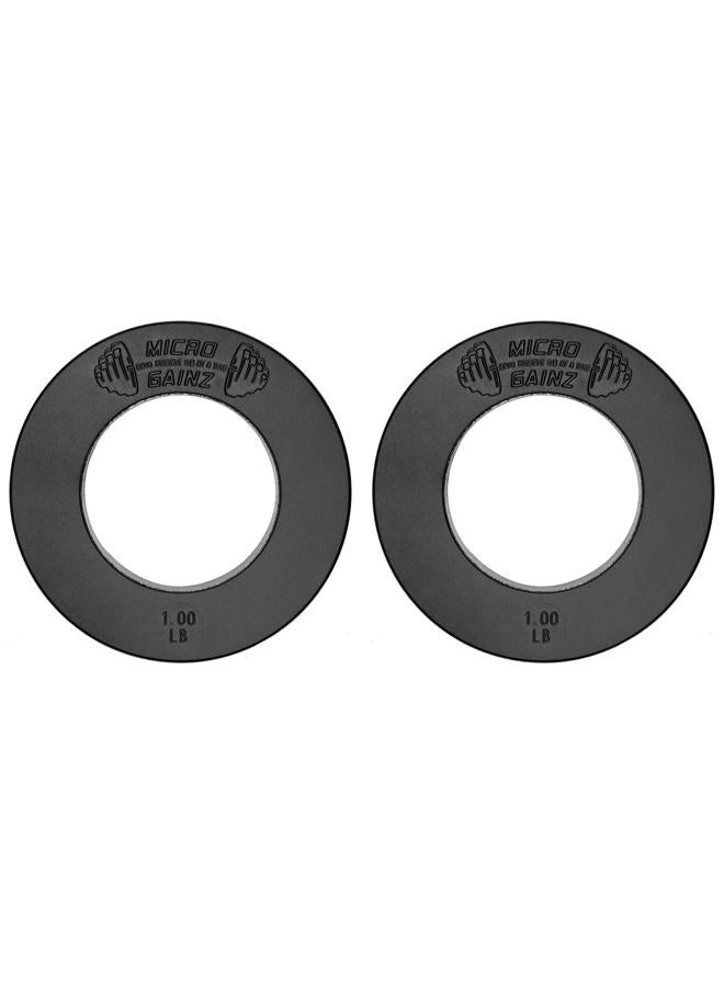 MICRO GAINZ USA Made Olympic Fractional Weight Plate Sets of 2 Plates .25LB-1.25LB (Choose Set)-Designed for Olympic Barbells, Used for Strength Training and Loading - Image 1