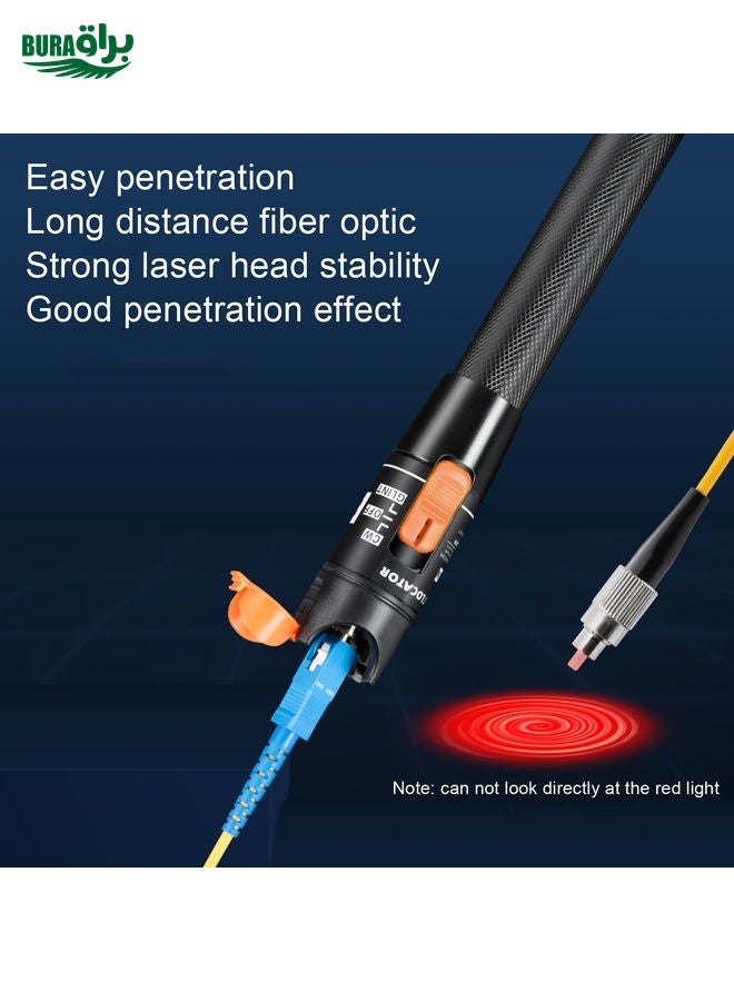 BURAQ 50MW Fiber Red Light Test Pen Red Light Sources Through Optical Pen Optical Fiber Detection - Image 5