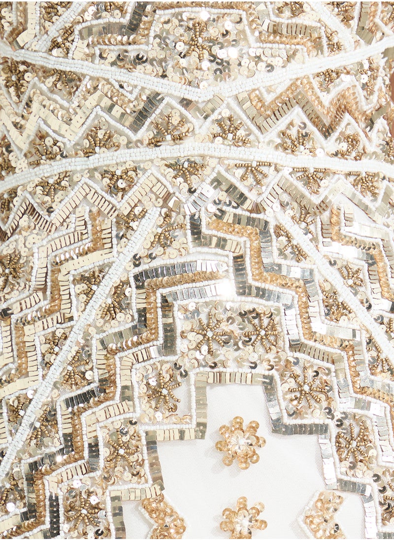Namshi x Beaded Evening Dress  - Image 4