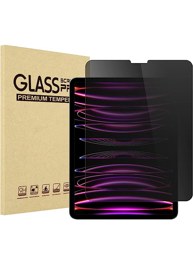 Procases For Ipad Pro 12.9 Inch Privacy Screen Protector 6Th 5Th 4Th 3Rd Generation 2022 2021 2020 2018, Anti-Spy Tempered Glass Screen Film Guard For Ipad Pro 12.9" - Image 1