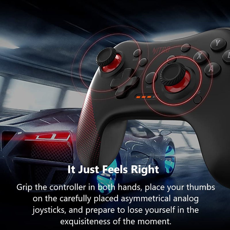 Acer Acer Nitro Wired Gaming Controller  Featuring Joystick Directional Pad Turbo Button Action Buttons and LED Indicator Lights  Compatible with Windows and Android Devices - Image 2