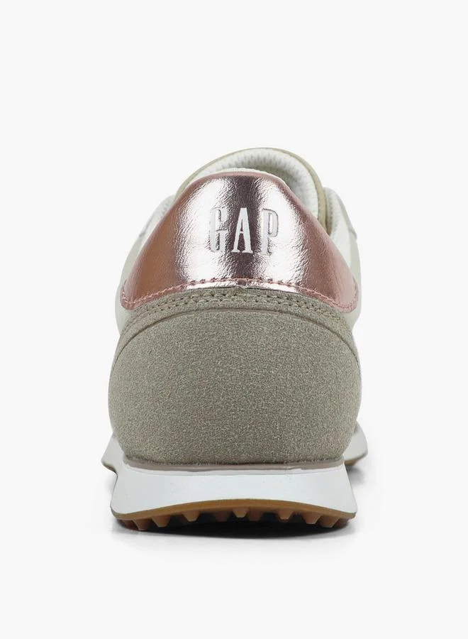 Gap CREAM Women Optima Nyx Lace-Up Ankle Sneakers for Women | Best Price UAE