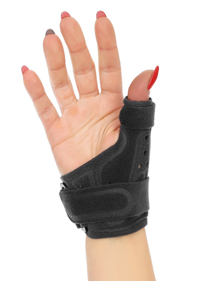 ANTAR Thumb Brace with Aluminum Splint – Breathable Thumb & Wrist Support for Injury, Immobilisation & Rehabilitation – Comfortable Fit (AT53065)