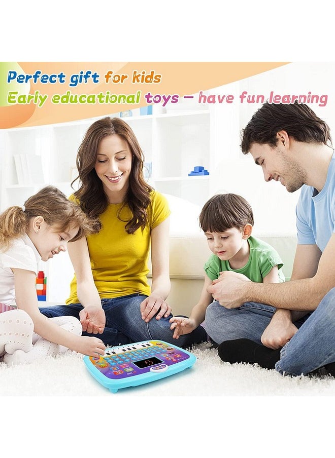 Brand Conquer Brand Conquer Educational Learning Kids Laptop Tablet Computer Plus Piano with led Screen Music Fun Toy Activities for Kids Toddlers (Age 1- 6 Year Old) to Learn Alphabet ABC/Numbers/Words  - Image 4