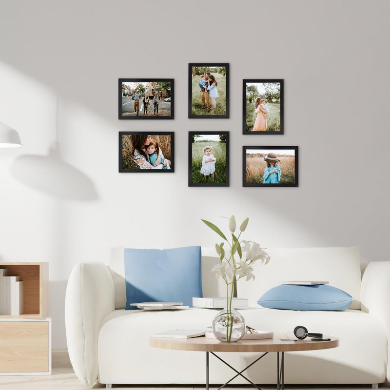 WIFTREY 5x7 Black Picture Frame Bulk 5 x 7 Photo Frames for Wall Hanging or Tabletop Display  18 Pack - Image 5