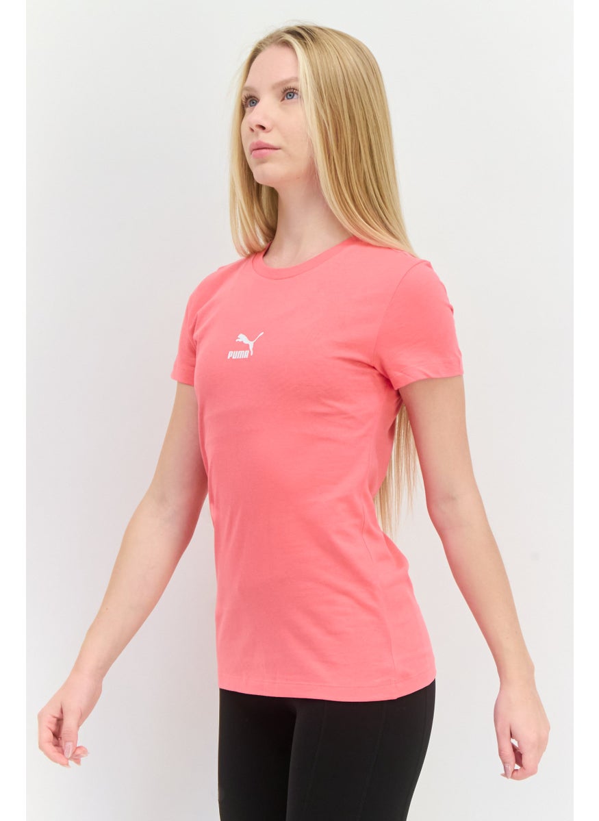 PUMA Women Sportswear Fit Short Sleeve Outdoor Top, Pink  - Image 2