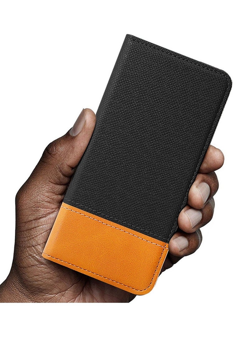 Honor X6a Case Cover Soft Quality Leather Flip Folio Wallet with Card Slots Holder Stand Back Cover Drop-Proof Shock-Proof Protective Cell Phone Back Accessories Protection  - Image 5