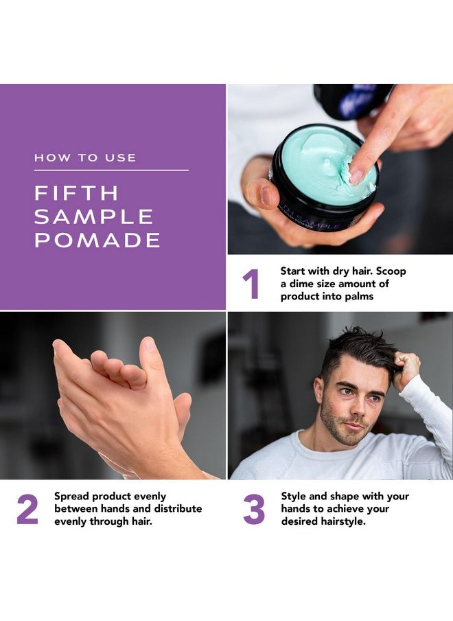 BluMaan Fifth Sample Men's Styling Mask Pomade - Low Shine, High Hold | All Hair Types | Water Based | Easy To Wash - Ideal for Quiffs, Pompadours, Ducktails & Slick Back Looks - 2.5 oz - pzsku/ZA48038F788761C515008Z/45/_/1737032159/51be97a1-b668-498d-b7bf-f1e4bf518924