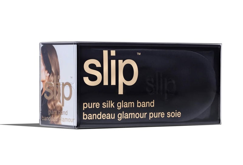 SLIP Glam Band Black â€“ Ultra-Smooth Hair Tie for Gentle Hold, Prevents Creases & Breakage, Ideal for Sleep, Workouts & Everyday Styling, Durable & Luxurious Hair Accessory - Image 5