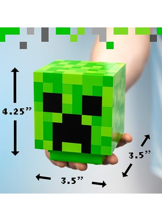 Minecraft Creeper Light with Official Creeper Sounds, Minecraft Night Lamp Toy Gift for Kids And Room Decor - Image 2