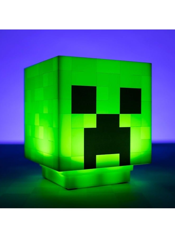 Minecraft Creeper Light with Official Creeper Sounds, Minecraft Night Lamp Toy Gift for Kids And Room Decor - Image 1