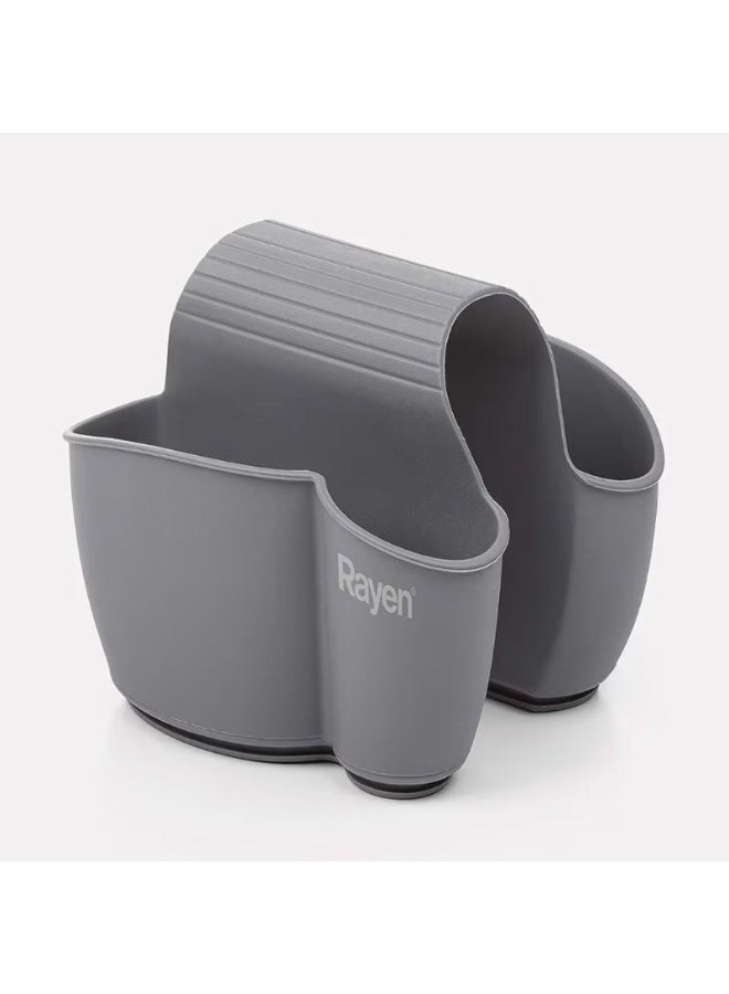 ريان منظم حوض المطبخ من راين – تصميم مضغوط (12.5×9.5 سم) لحفظ إسفنجة التنظيف وتصريف الماء – خامة متينة وسهلة التنظيف – براند إسباني - Image 3