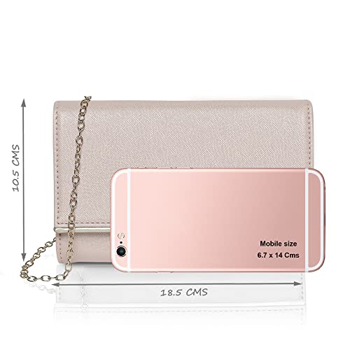 Lavie Women's Clutch (White, Pearl) - Image 4