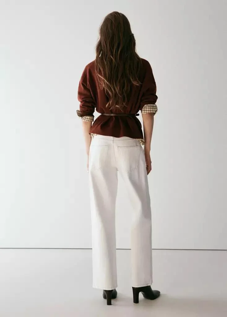 Mango Straight Low-Waist Jeans