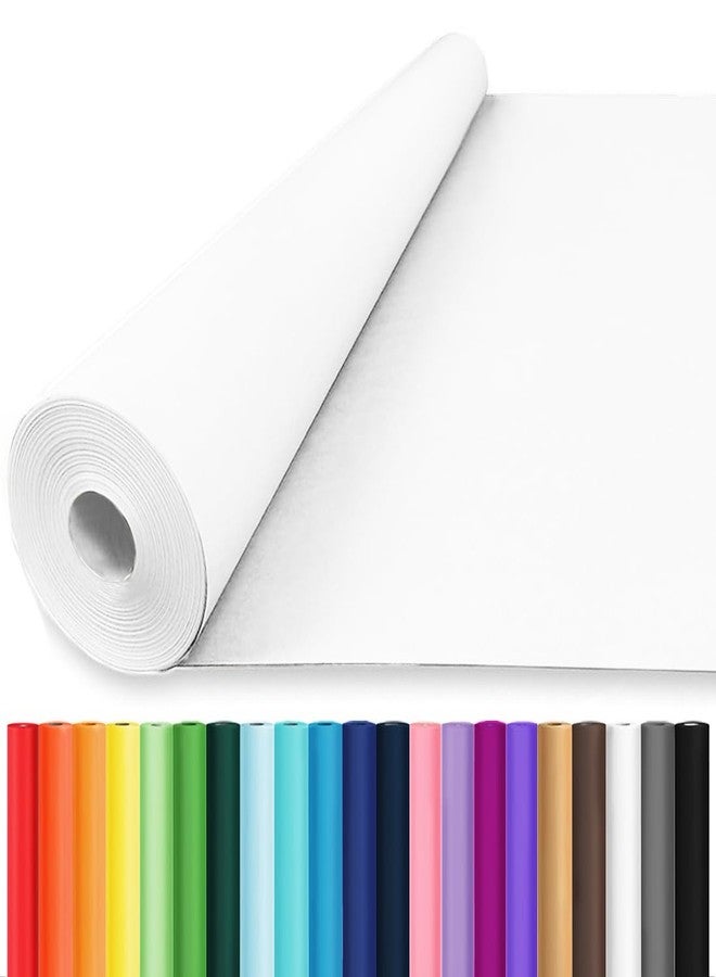 Vanhench 36" x 2400" (200') White Wrapping Paper, White Paper Easel Painting Drawing Paper Roll Kids Art Supplies, Bulletin Board Paper Roll, Chart Poster Bulletin Board Paper, Kids Art Supplies - Image 1