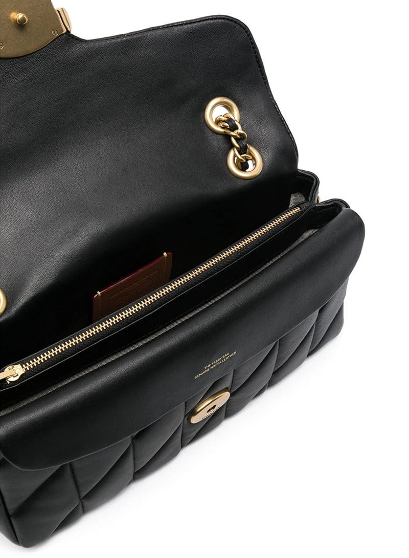 coachoutlet Coach Brass Black Women Shoulder Bag Cp149 B4 Bk - Image 5