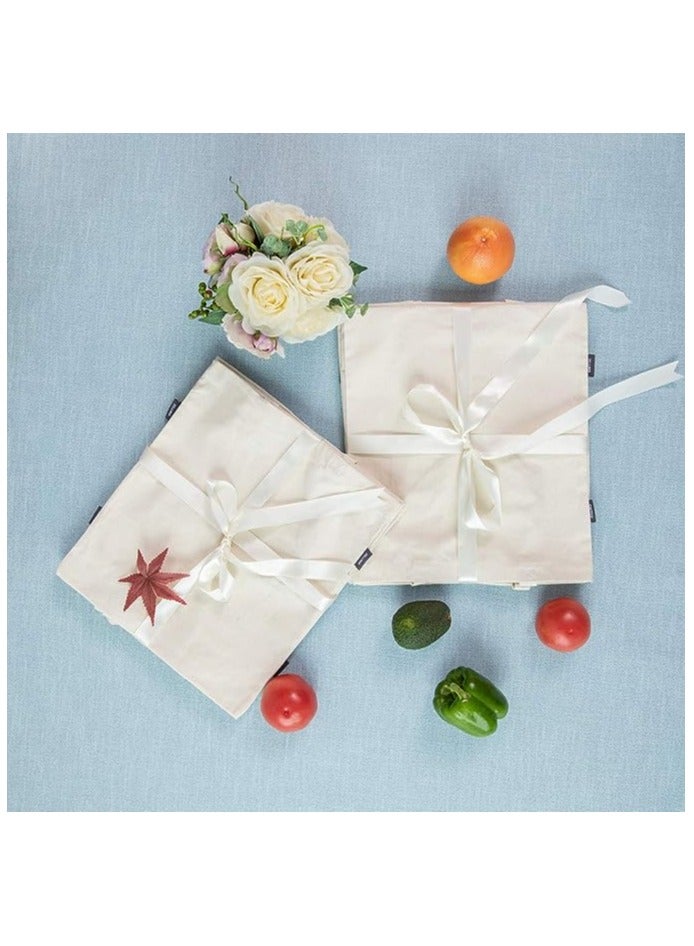 Eco-neutral Cotton Canvas Tote Bags Burlap Tote, Reusable Grocery Shopping Bag, Wholesale Bulk For Diy Crafts, Advertising, Print, Promotion Gifts Beach Bag - 6 Pack, Ivory - Image 4