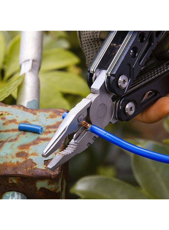 18 In 1 Multitool Claw Hammer Pliers Belt Cutter & Safety Glasses Breaker - Image 3