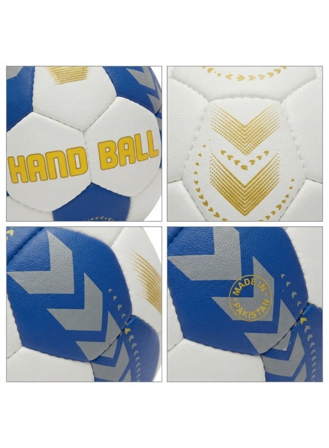 Premium Handball Official Match Training Ball Soft Grip Anti Slip Durable PU Hand Ball for Indoor Outdoor School Club Professional Sports High Air Retention Strong Stitching - Image 2