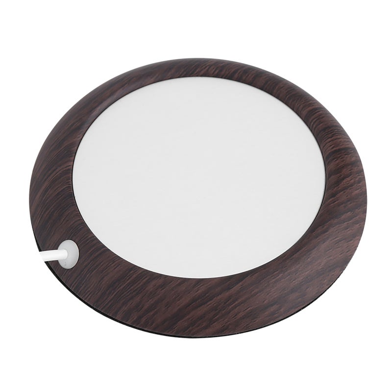 USB Cup Warmer: Black Walnut Wood & Metal Material - Even Heating Portable Cup Warmer for Home Office Desktop Use - Image 4