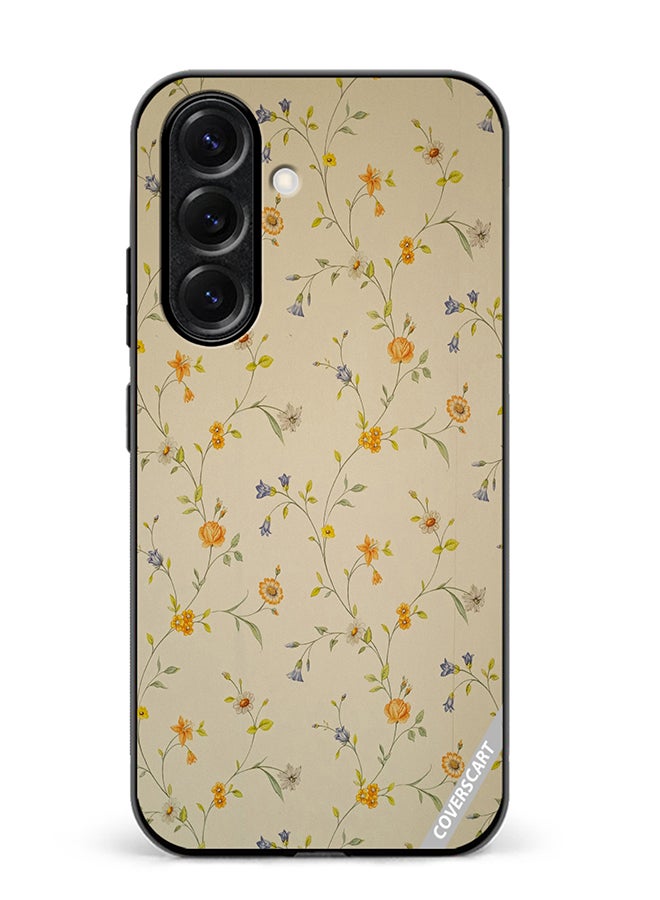 Protective Case Cover For Samsung Galaxy S25 Pale Yellow Design Multicolour