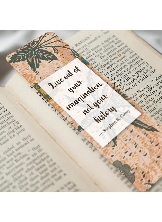 Only Zest Bookmarks for Women, 96 Pack of Inspirational Bookmarks, Book marks for Reading, Bookmarks for Book Lovers Motivational Bookmarks, Book Markers for Reading, Bulk Bookmarks (Floral) - Image 5