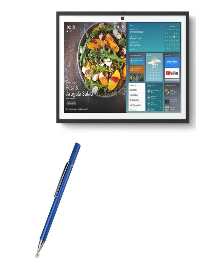 BoxWave Stylus Pen Compatible with Amazon Echo Show 21 - FineTouch Capacitive Stylus, Super Precise Stylus Pen - Lunar Blue - Image 1