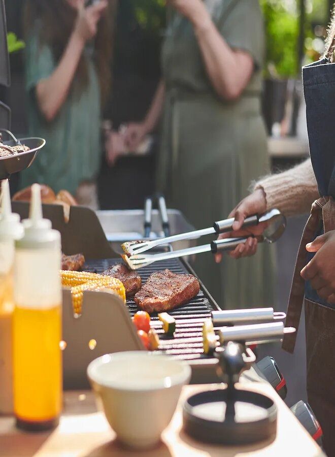 2-piece barbecue tools set, stainless steel - Image 3