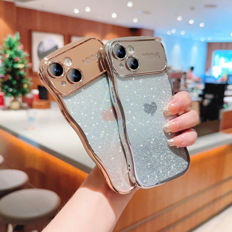 Blue Electroplated Phone Case for iPhone 15 Pro Full Coverage - Image 2