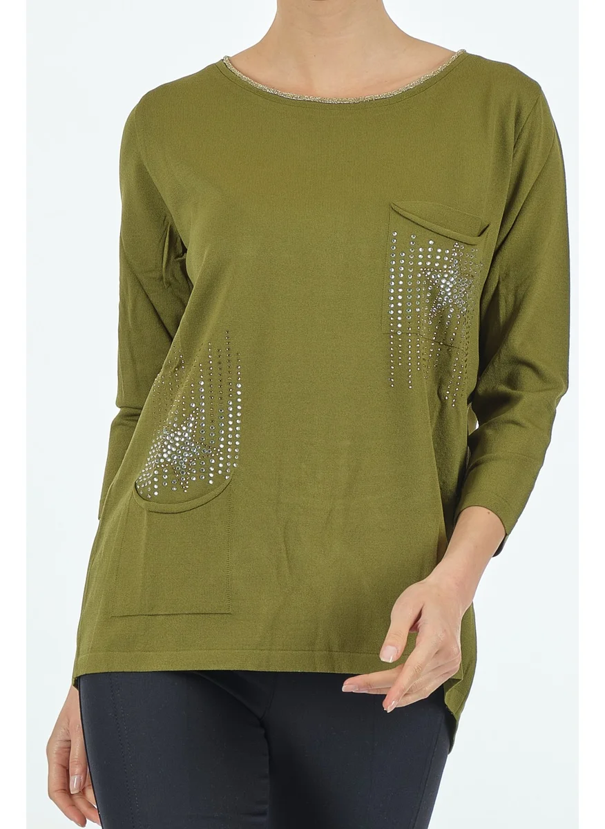 Twomail Khaki Women's Sweater MY2350008591