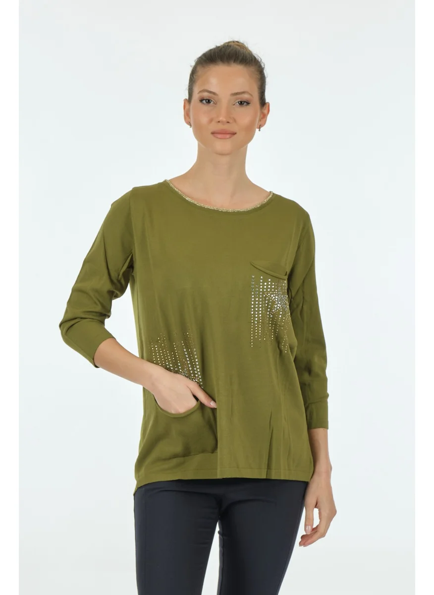 Twomail Khaki Women's Sweater MY2350008591