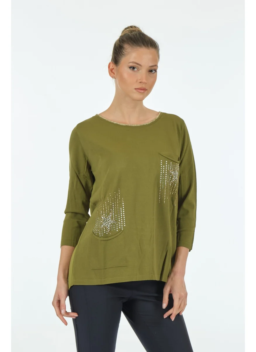 Twomail Khaki Women's Sweater MY2350008591