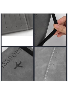 Generic RFID Blocking Passport Holder Travel Wallet Leather Surface Multi Functional Wallet  - Image 5