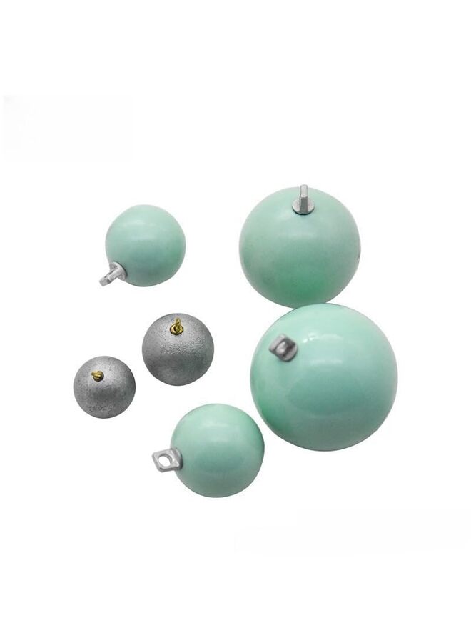 Generic Lead Free Fishing Sinkers and Weights Coated Egg Sizes 20g-200g in Bag and Fishing Weights Sinkers Assortment Box Drop Shot for Saltwater Freshwater (Size : 60) - Image 3