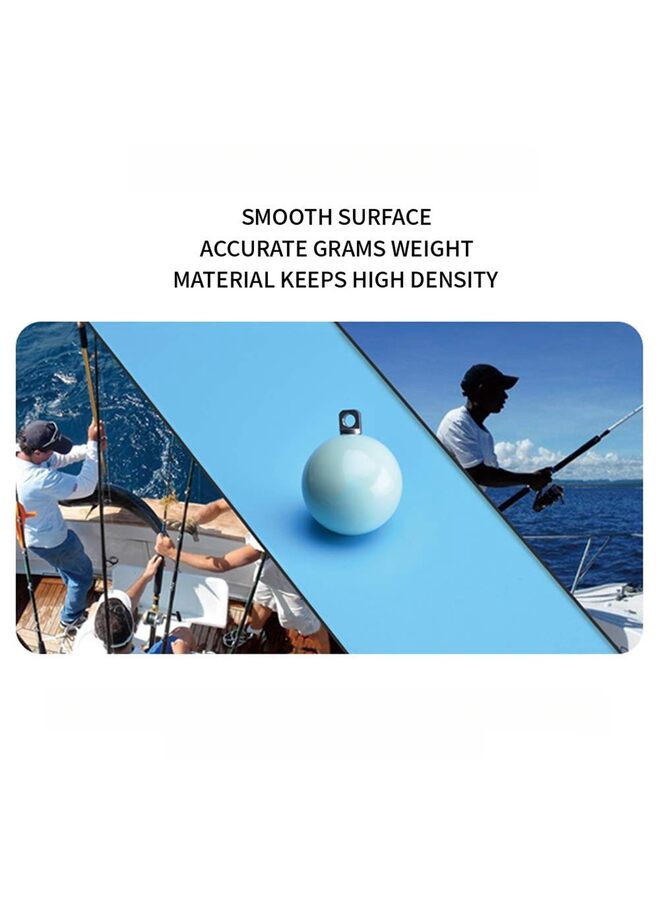 Generic Lead Free Fishing Sinkers and Weights Coated Egg Sizes 20g-200g in Bag and Fishing Weights Sinkers Assortment Box Drop Shot for Saltwater Freshwater (Size : 60) - Image 4