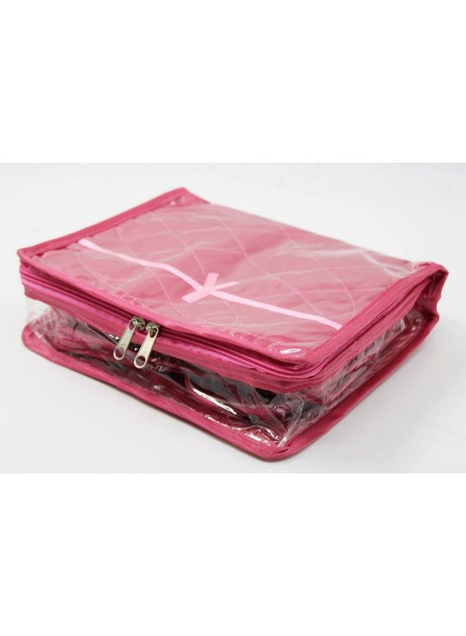 Luces Satin Makeup Pouches Vanity Jewellery Traveling Organizer Storage Box Cosmetic Bag It Along Anywhere Easily For Women Pink - Image 5