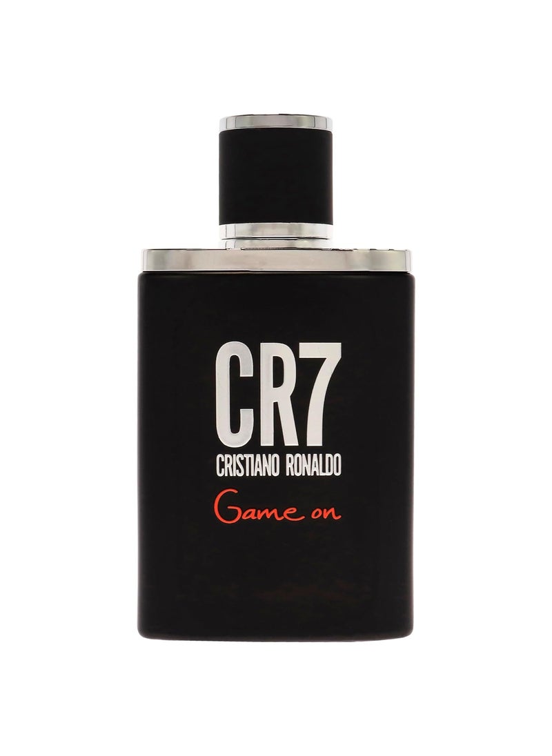 Cristiano Ronaldo CR7 Cristiano Ronaldo Game On  Eau De Toilette Cologne Scent for Men  Papaya Ice Cedar and Cashmere Wood  Original Mens Fragrance Collection  1 oz 