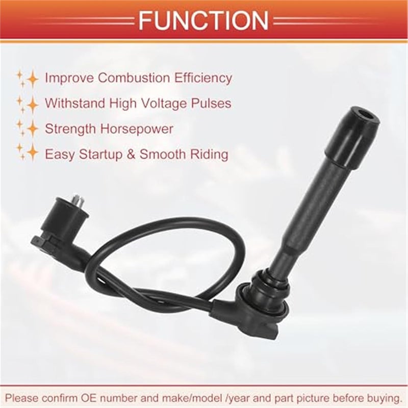 Vuzmode Car Spark Plug Coil Wires Ignition Coil Harness Cable - Image 5