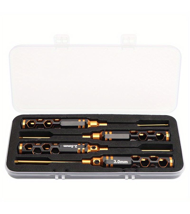 4 Pcs Hex Screwdrivers 1.5 to 3mm for Racing Drones Helicopters Cars Boats RC Parts - Image 4