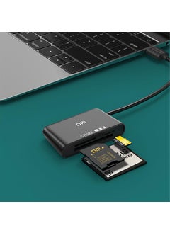 DM CR022 USB Type-C To Micro Sd Tf Sd and Cf Card Reader  - Image 3