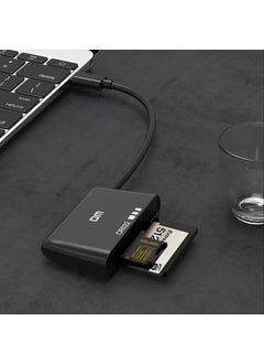 DM CR022 USB Type-C To Micro Sd Tf Sd and Cf Card Reader  - Image 2