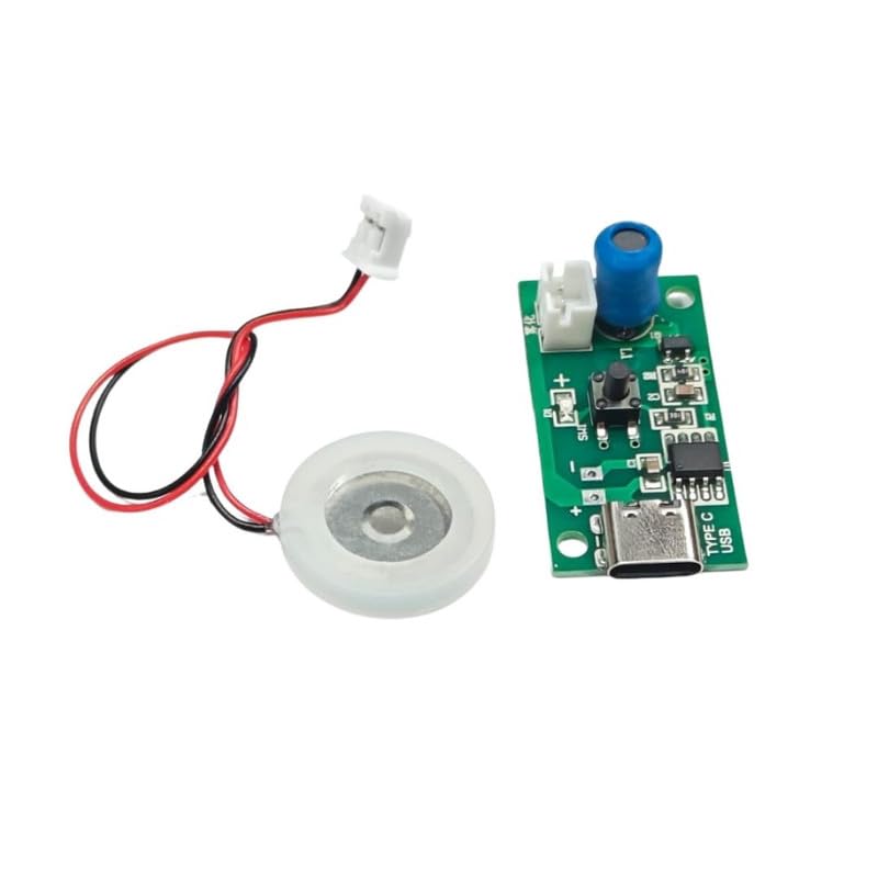 ESPtronics 5v DC Ultrasonic Humidifier Moisture Atomizing Chip Mist Maker Micro USB Circuit Board for Home, Office Atomizer DIY Electronic Kit - Image 4